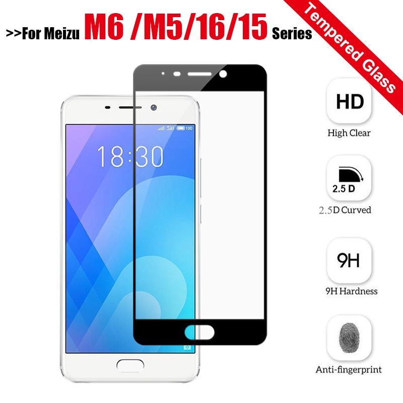 protective glass for meizu mx6 m5s m6s m5c M5 M6 glass sreen protector for meizu 15 16 th 16th plus film tempered glas