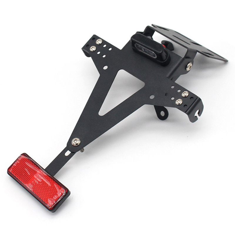 Motorcycle Adjustable Angle License Number Plate Frame Holder For Yamaha Yzf R1 R3 R6 R15 R25 Fz6 Mt-07 Mt 07