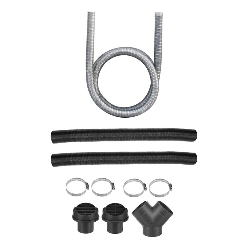 75Mm Car Auto Heater Pipe Duct Y Piece for Parking Heater Webasto Eberspacher & 24mm Exhaust Muffler Exhaust Pipe