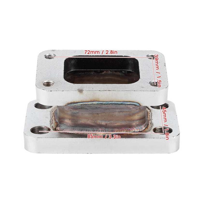 Turbo Flange Conversion T2 to T3 Turbocharger Manifold Adapter Swap for T25/T28