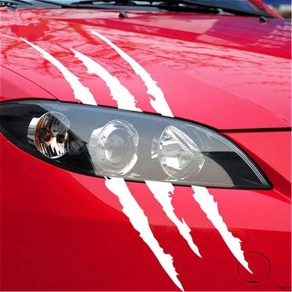 CARPRIE Car Stickers Vinyl Sticker Striped Claw Headlight Auto Decoration Car Sticker wrapped Self adhesive stickers Jun27
