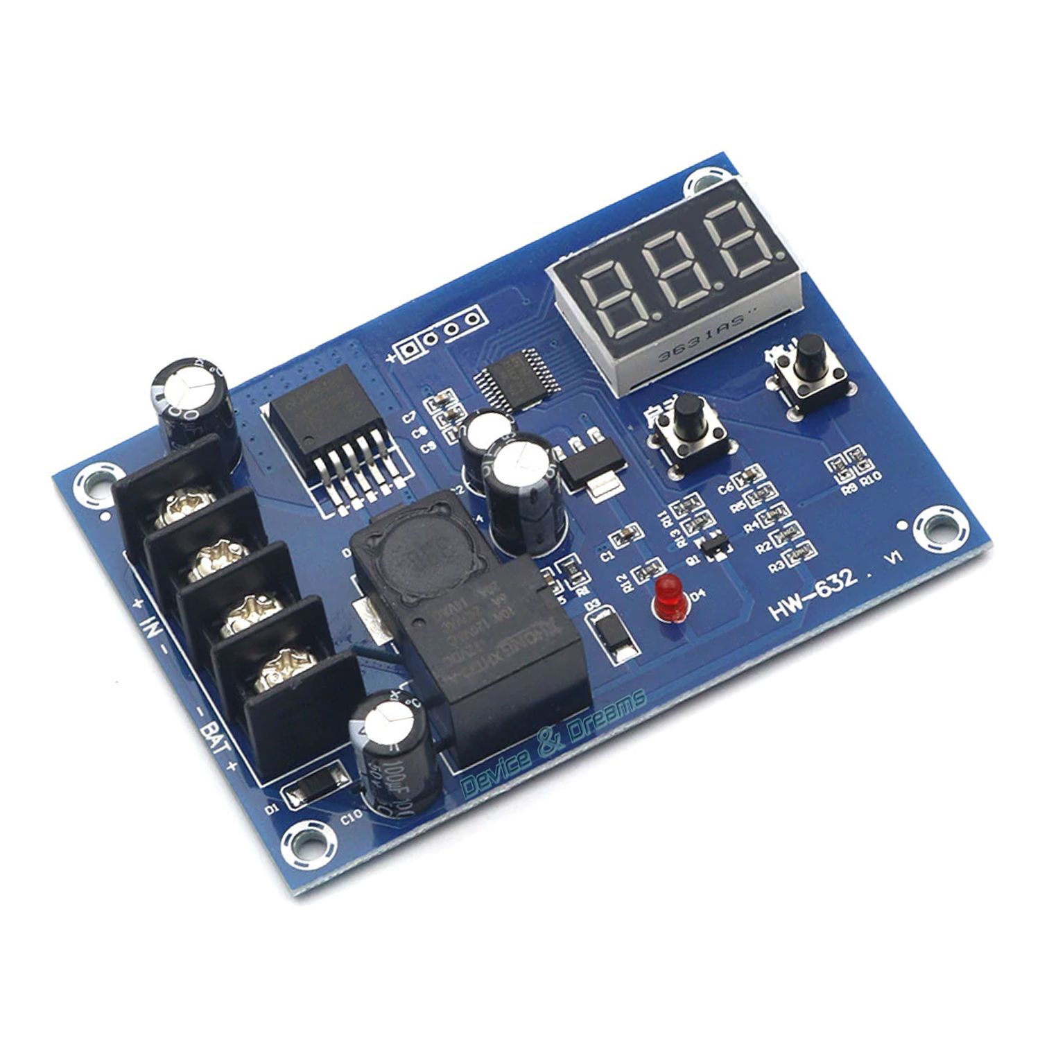 DC 12-36V Charging Control Module DIY Battery Charger Control Switch Protection Board