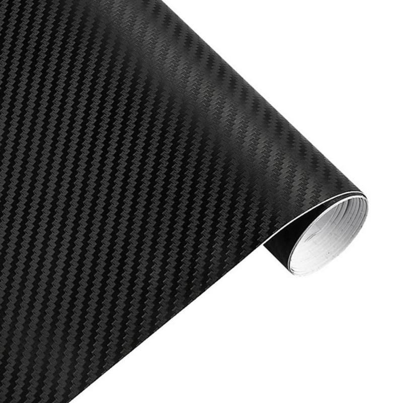 VODOOL 127cmx30cm 3D Carbon Fiber Vinyl Car Wrap Sheet Roll Film Car Sticker Motorcycle Car Styling Decals Stickers Accessories