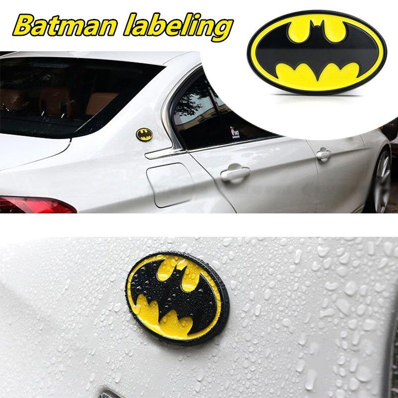 1 Pcs 3D Metal Batman Logo Emblem Stickers Auto Car Emblem Badge Sticker Car Styling Accessories Motorcycle Tuning Car-Styling