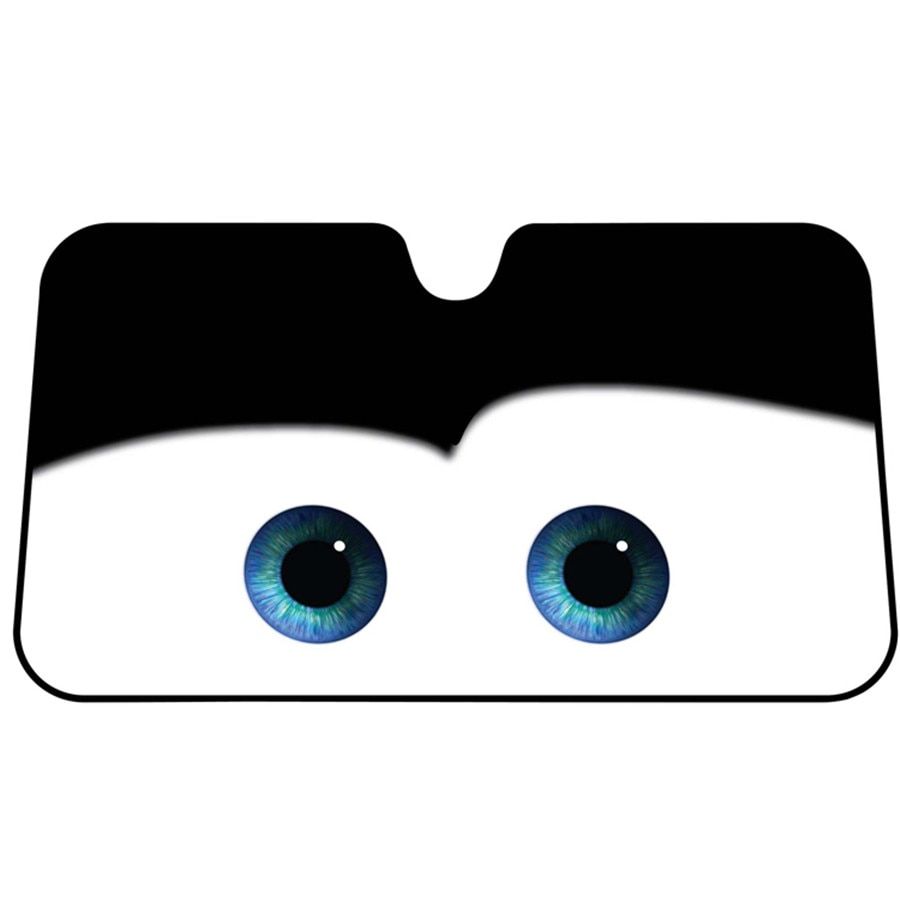 6 Colors Eyes Heated Windshield Sunshade Car Window Windscreen Cover Sun Shade Auto Sun Visor Car-covers Car Solar Protection-black