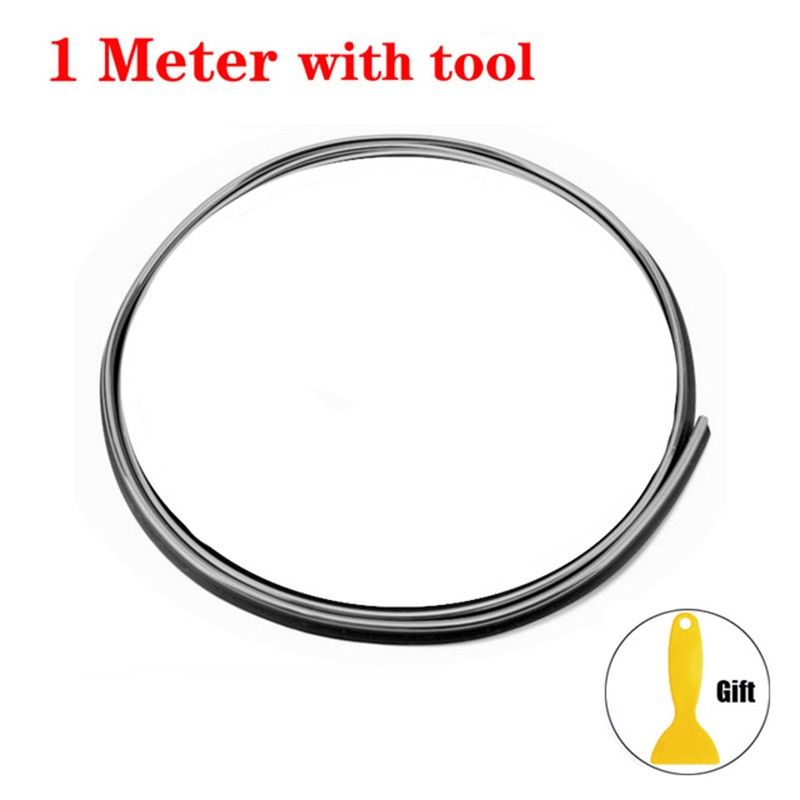 1M/2M/5M Universal Car Internal Moulding Decoration Flexible Strips Car Dashboard Door Edge Cover Trim Car-styling Accessories Interior