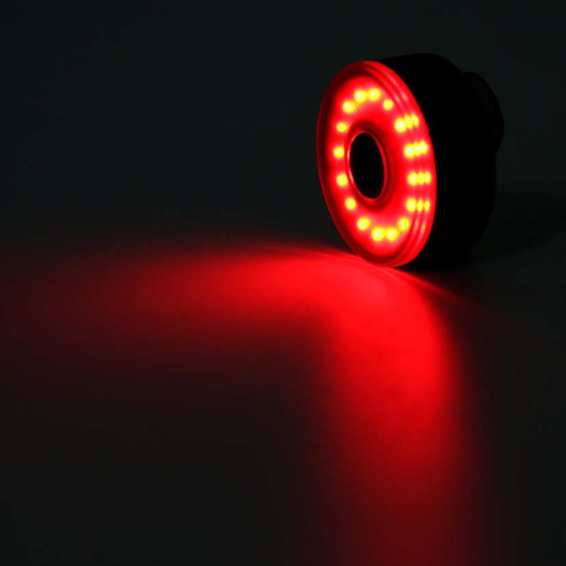USB Rechargeable Bicycle LED Taillight Bike Rear Light Warning Lamp Compact Styling