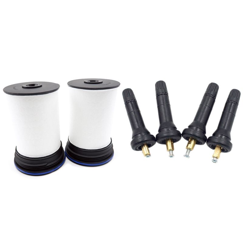 1 Set Type Tire Pressure Sensor Tpms Valve Stem Nozzle for Chevrolet Renault Ford & 1 Set Filtration Fuel Filters