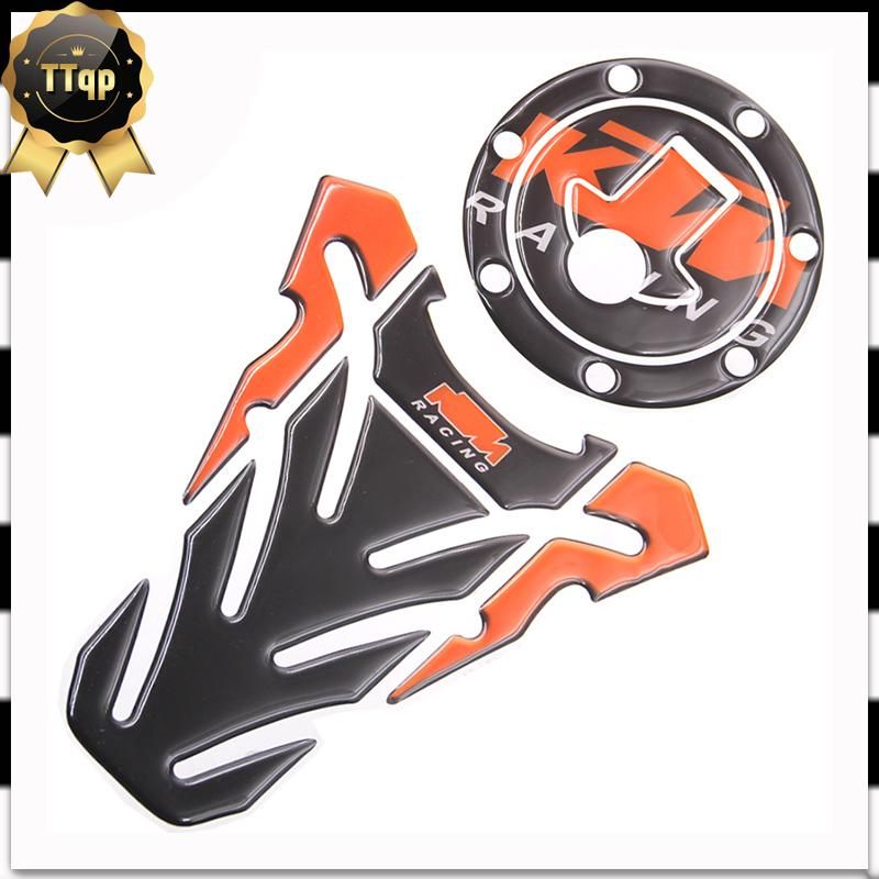 Motorcycle Emblem Protection Tank Pad Protective Decal Sticker For 2011-2018 KTM Duke 125 200 390 Black Color Style 102