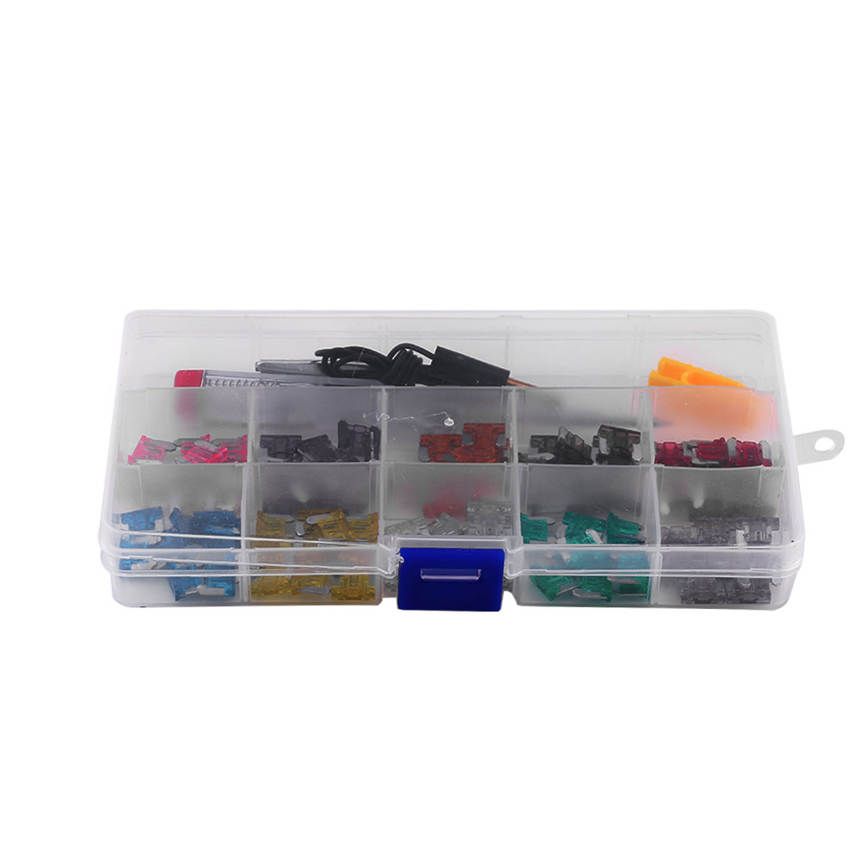 100pcs Assorted Car Fuse Auto Truck SUV Fuses Mini Blade Kits Set 3A-30A