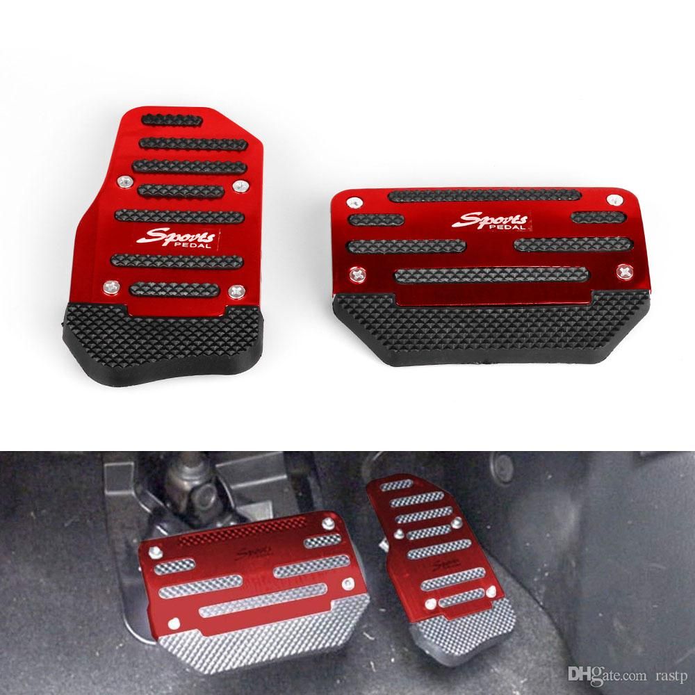 car accessories 2Pcs Aluminum Non-Slip Car Pedals Pad Cover Brake Automatic Universal for most cars