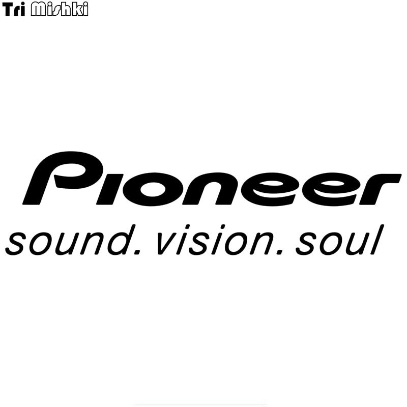 Tri Mishki HZX962 38*10cm pioneer sound vision soul car sticker auto Windscreen Vinyl Decals Accessories Sticker