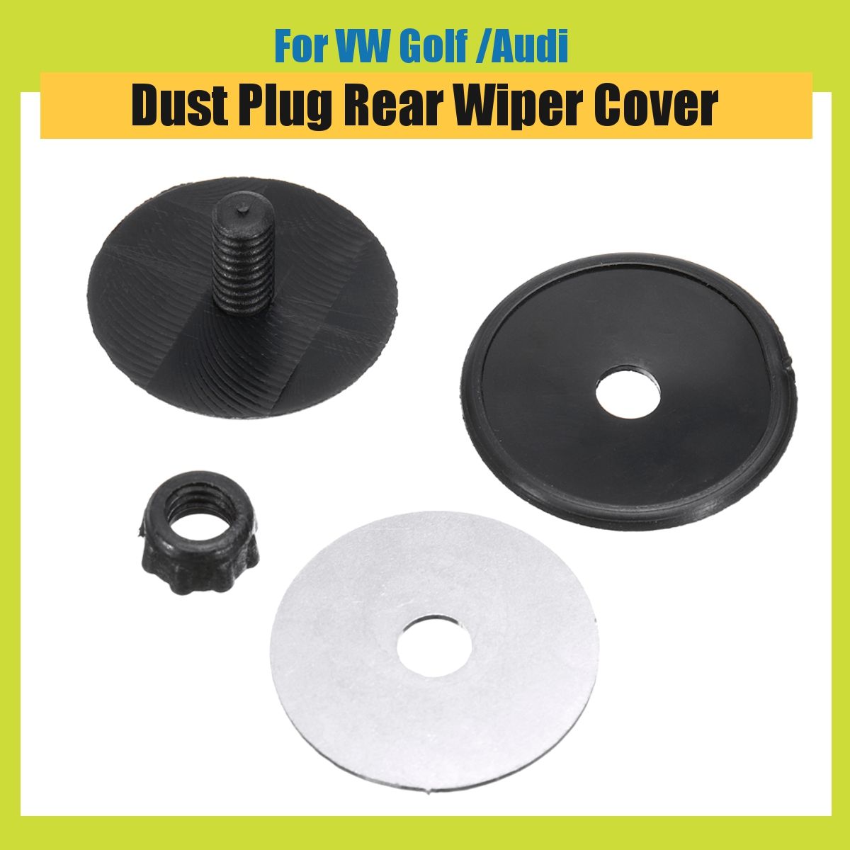4PCS Dust Plug Rear Windscreen Wiper Cover Set For VW Golf /For Audi
