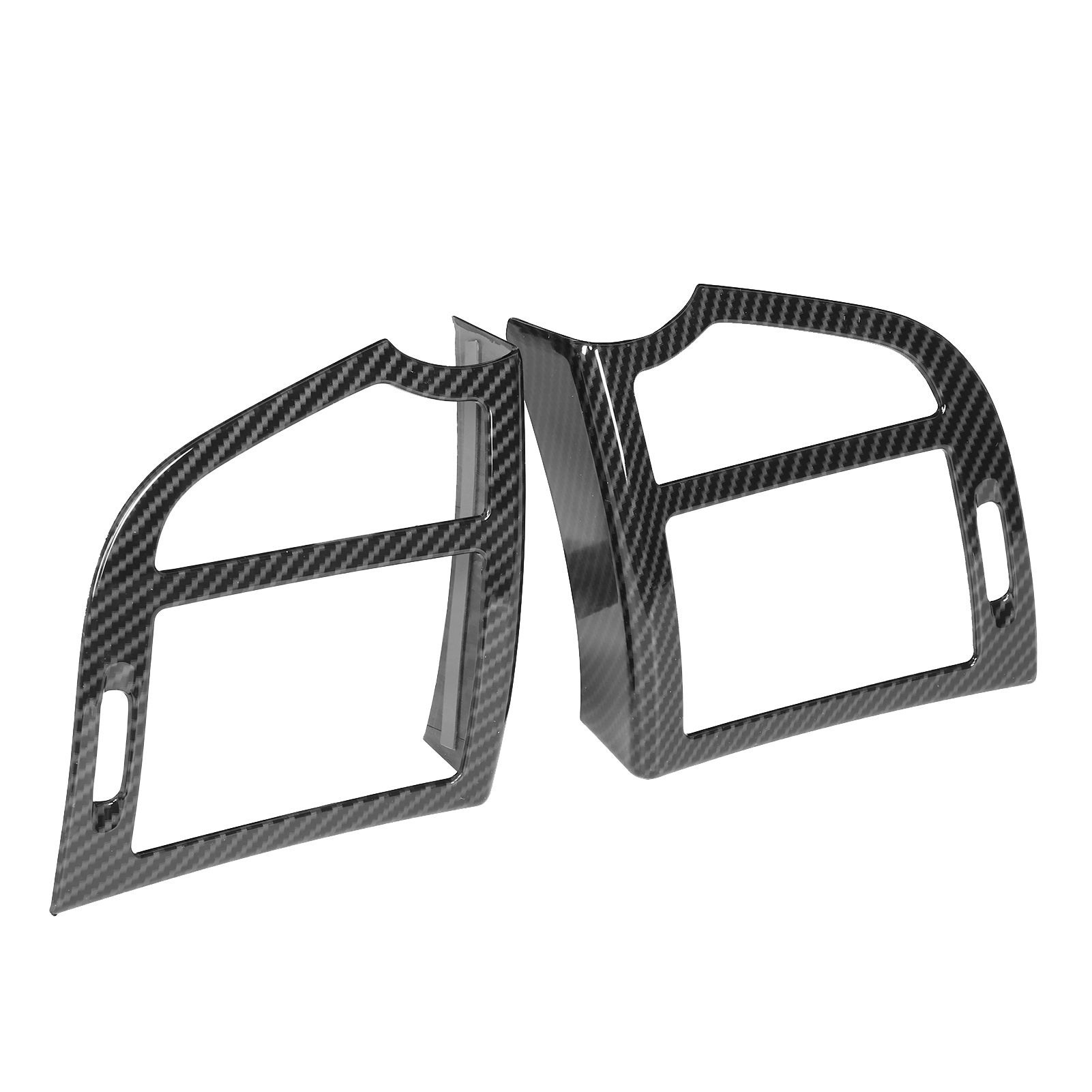 2pcs Carbon Fiber Style Side Air Vent Outlet Cover Fit For Benz S Class W221