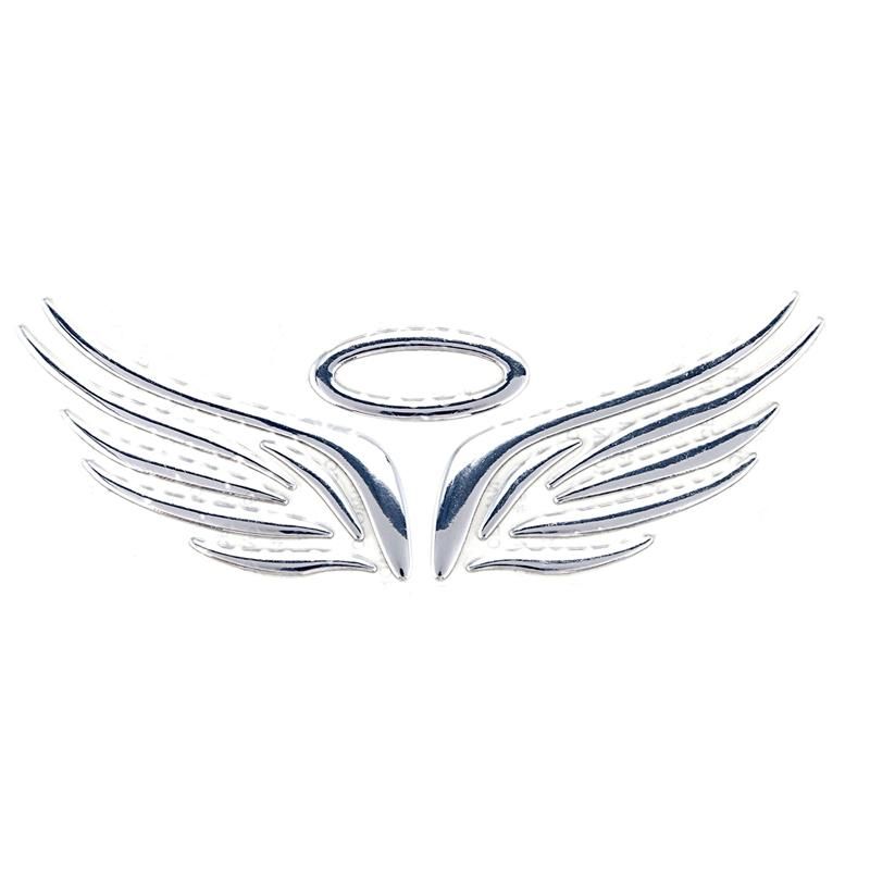 3D Angel Fairy Wings Car Auto Truck Logo Emblem Badge Decal Sticker 3 Colors