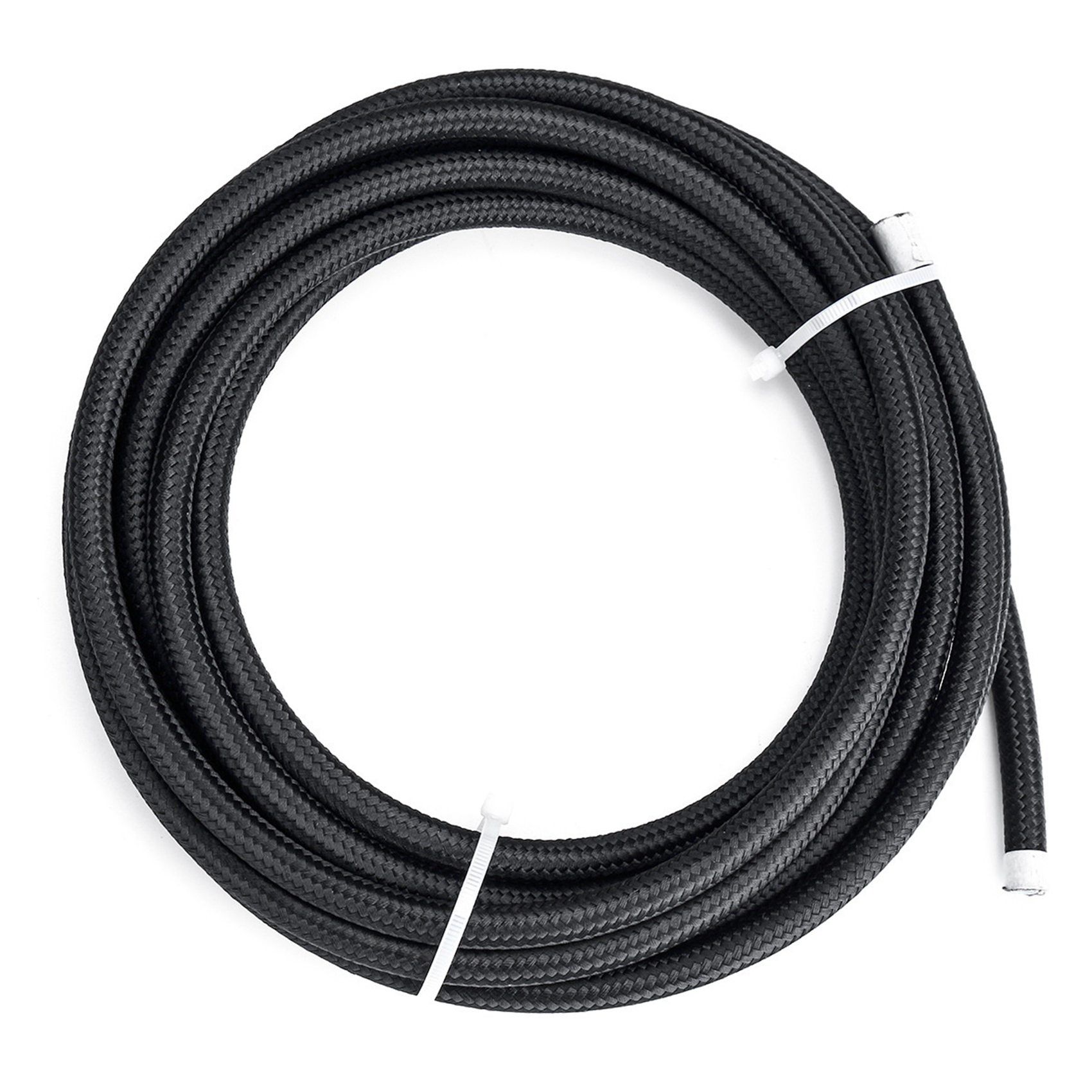 AN10 1Meters Fuel Hose Oil Gas Line PTFE Nylon Braided Black