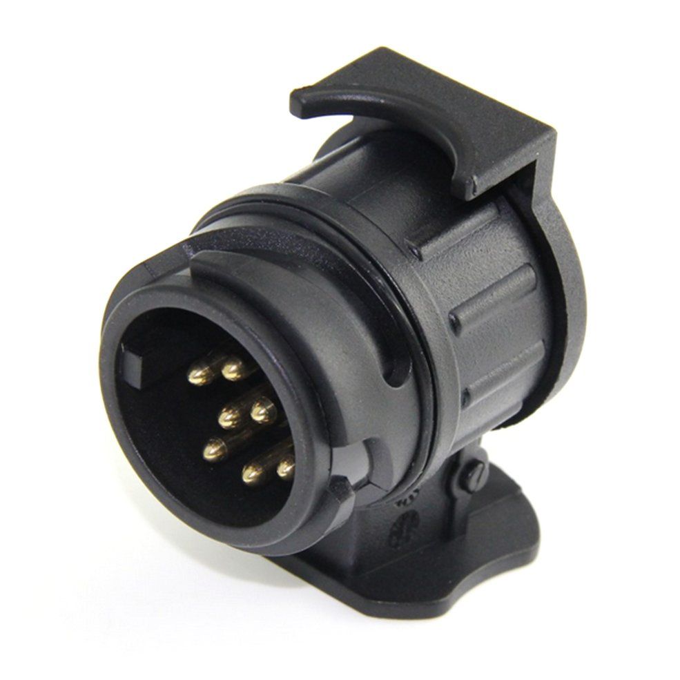HA 13 Pin Turn 7 Pin Plug Socket Waterproof Trailer Car Tow Conversion Adapter-black