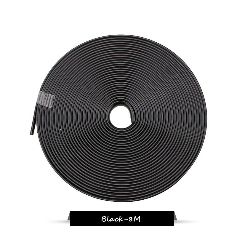 8M/ Roll Rimblades Car Vehicle Color Wheel Rims Protectors Rubber Moulding Trim For Tesla Model 3 X S Y Automobile decoration