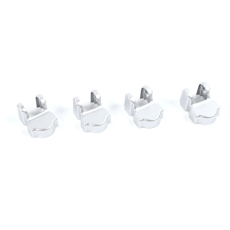 Door Limiting Stopper Swing Door Check Limiter for 2018-2020 Jeep Wrangler JL & Gladiator JT 2/4 Door, ABS Silver