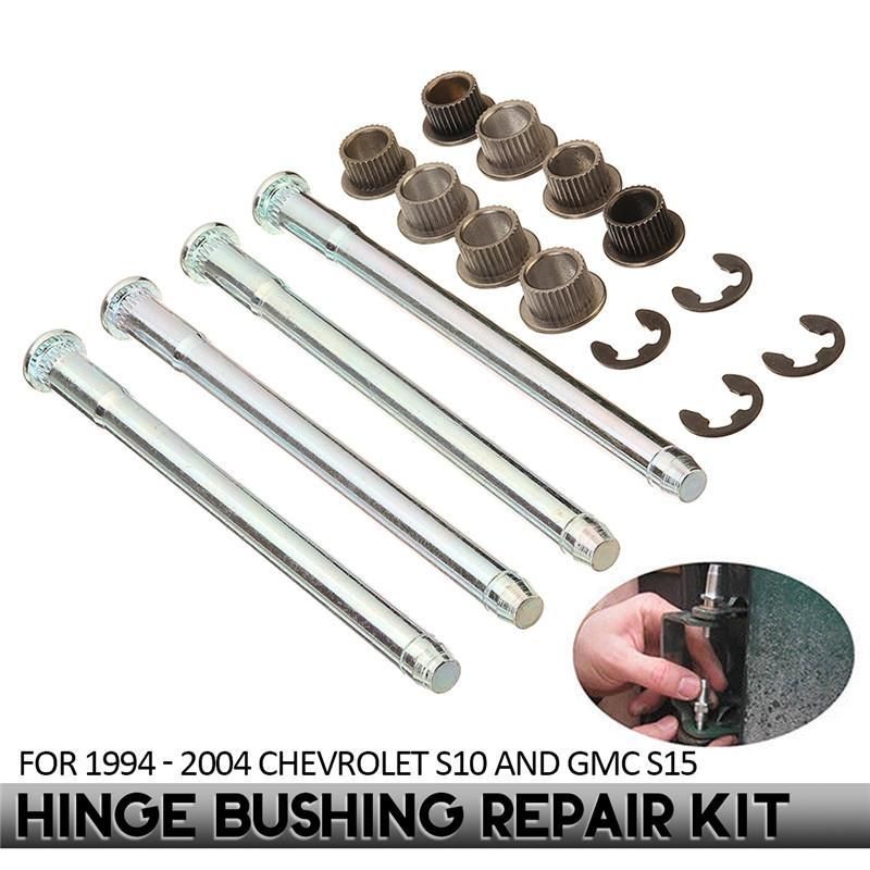 Door Hinge Pin Bushing Repair Kit 2 Door For 1994 - 2004 Chevy S10 & GMC S15