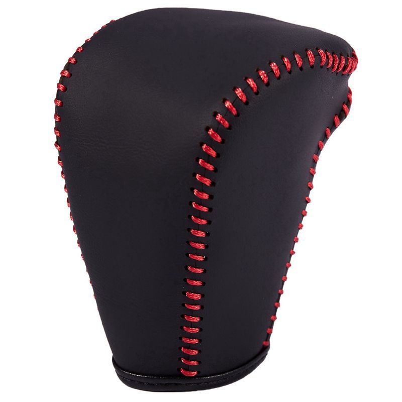 2Pcs Universal Manual Car Hand Brake Case Silicone Gear Head Shift Knob Cover(Black) with Car Gear Shift Cover