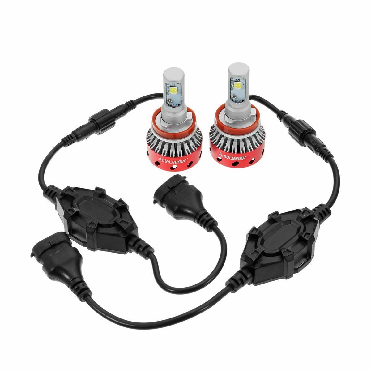 1 pair XHP-50 Car Headlight LED U101 H4/H7/H8/H11 6500K 6000LM Fog Lamps LUMILEDS-MZ Chip Headlamp