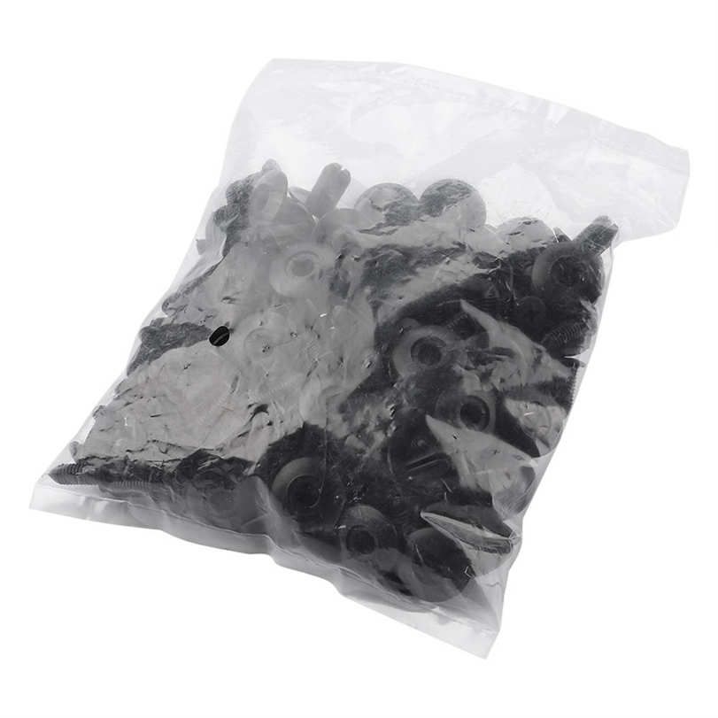 100Pcs 8mm Hole Car Rivets Fastener Fender Bumper Push Clip For Toyota AP