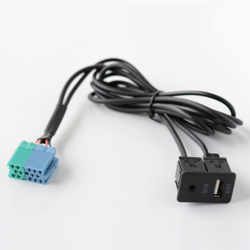 Radio Extension AUX USB Port Adapter Cable Wiring Assy for Hyundai