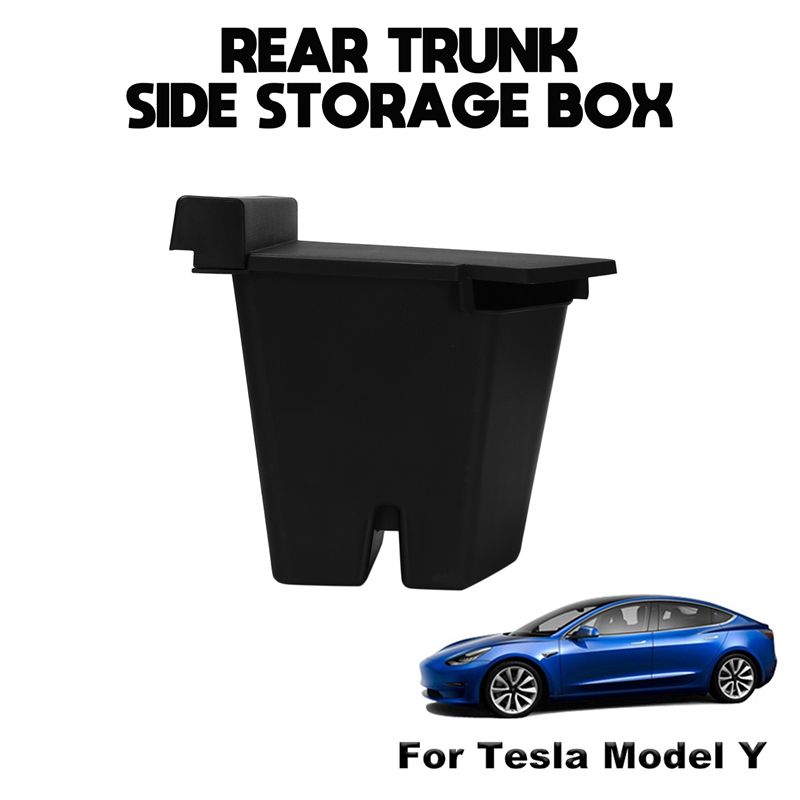 Car Trunk Side Storage Box Organizer Space Filler for Tesla Model Y Car Styling Accessories