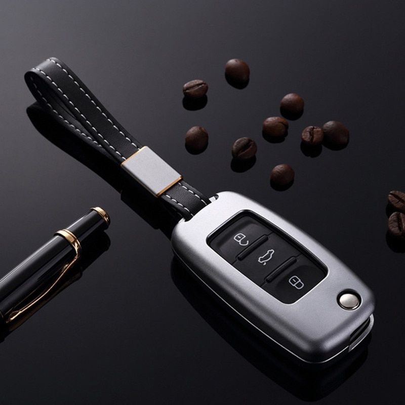 Aluminum Alloy Key Case Cover For VW Volkswagen Golf 4 5 6 Bora Jetta Polo Passat B5 B6 Skoda Superb Octavia Fabia Seat