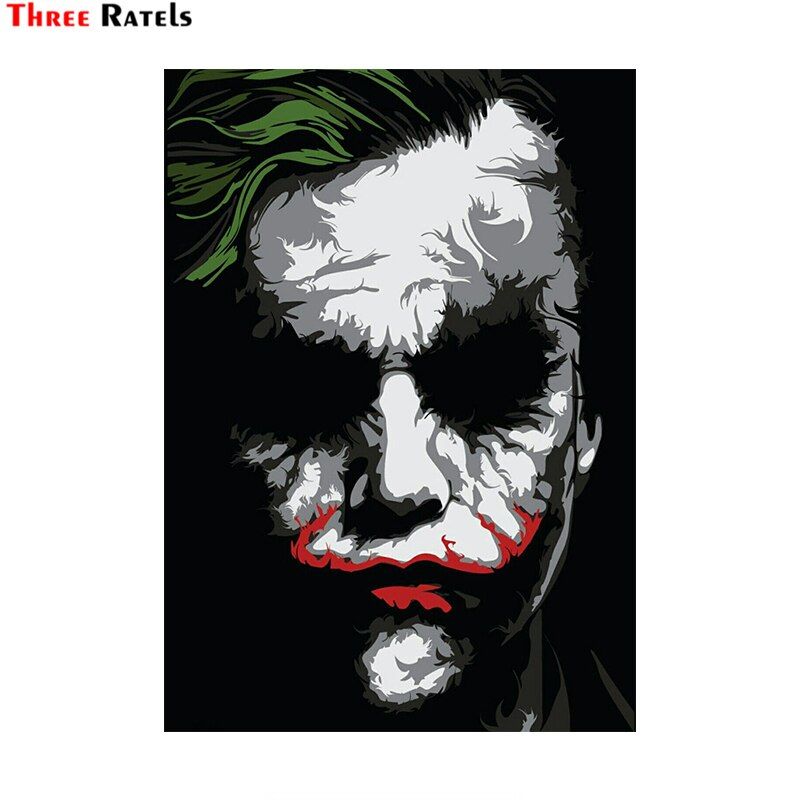 Three Ratels LCS484# 10x14cm joker why so serious car stickers funny car stickers styling removable decal