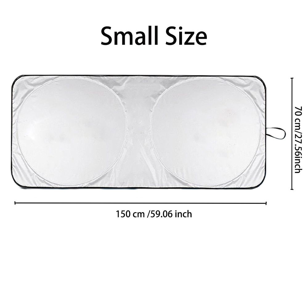 Car Windshield Sunshade For MINI Cooper R56 Sun Shade UV Protection Cover UK Flag Logo CocEmblem Parasol Auto -No Logo 150x70cm