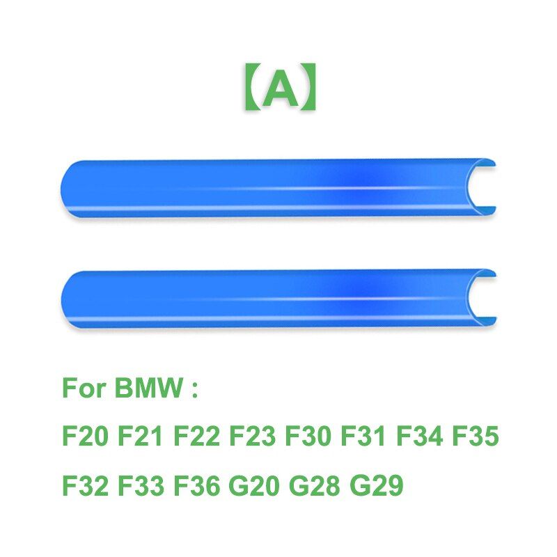 2Pcs Front Grille Trim Strips Cover Frame Stickers For BMW F10 E60 F30 F32 F20 F22 F06 F02 F25 F26 G20 1 2 3 4 5 6 7 Series