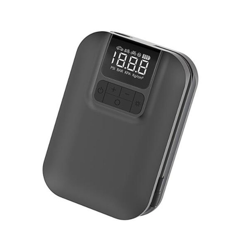 JAERBEE Portable Tire Inflator,150PSI Electric Air Compressor with Pressure Gauge Digital Display for Car BicycleTire Inflator