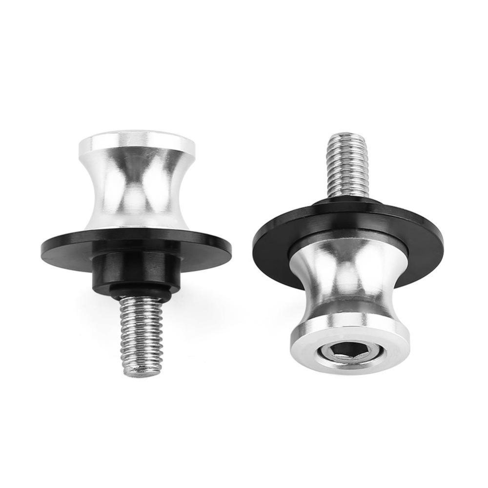 Motorcycle CNC Rear Stand Swing Arm Spool Sliders Stand Swingarm Bobbins(8mm, ) - intl