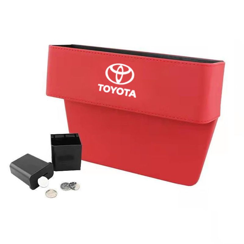 1 Piece Car Storage Box Seat Seat Storage Box for Toyota Camry Altis Vigo Fortuner CHR Vios Yaris Ativ Hilux REVO Avanza sienta hiace commuter innova Fortuner