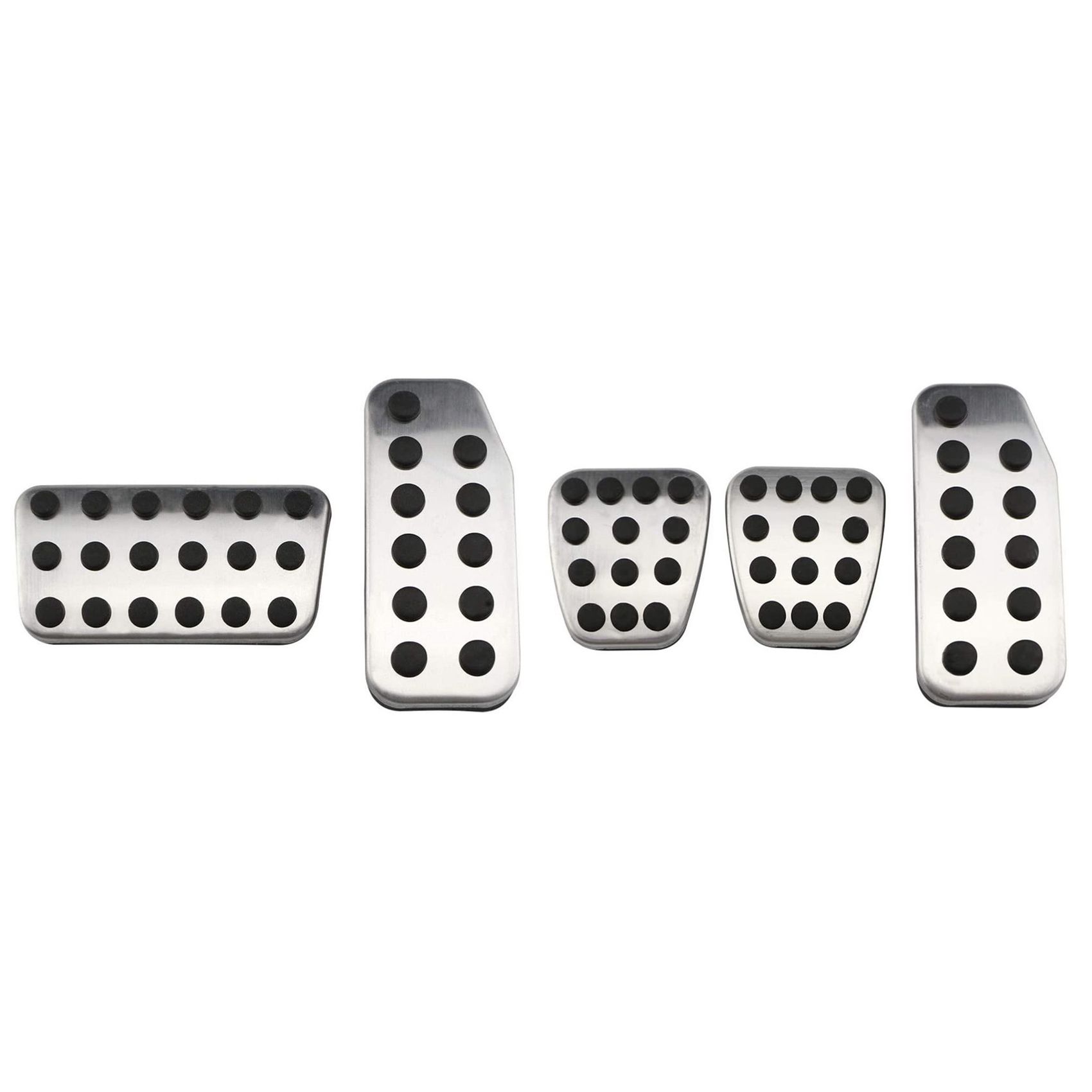 2 Set Car Pedals Gas Brake Clutch Accelerator Pedal Cover for Honda CITY 2013 - 2020 Vezel HRV HR-V 2015-2020, AT & MT