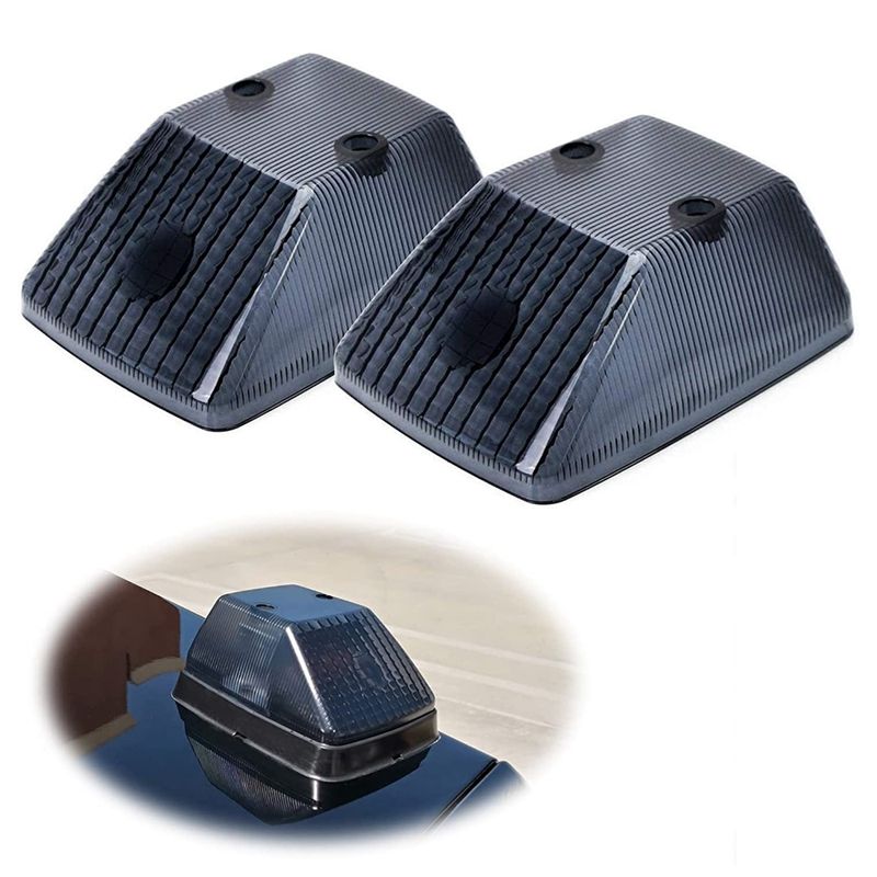 BRADOO-Car Gloss Black Front Turn Signal Lamp Lenses for Mercedes Benz W463 G-Class G500 G550 G55 G63 G65 1986-2018 A4638260057
