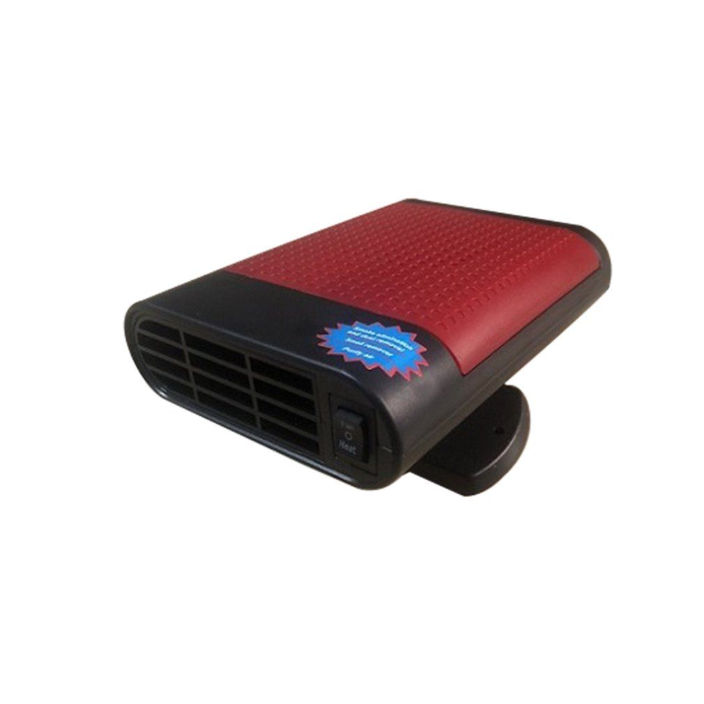 Negative Ion Car Heating Fan Winter Warm Fan Portable Heater Cooling Red&Black