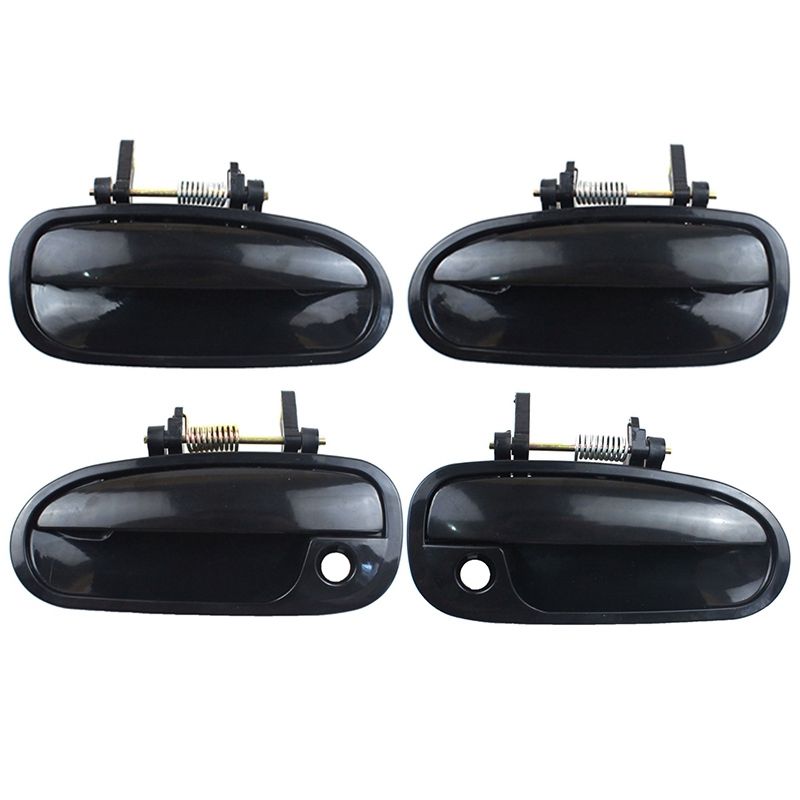 4Pcs Car Outside Exterior Door Handle for Honda Civic EK3 1996 1997 1998 1999 2000 (Rear Door Handle&Front Door Handle)