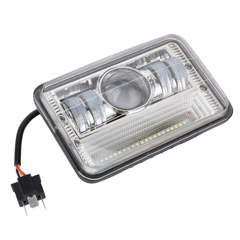 Working Lamp 40W H4 LED Light Square High Low Beam Spotlight 6000k Universal for Off-Road SUV ATV Trucks