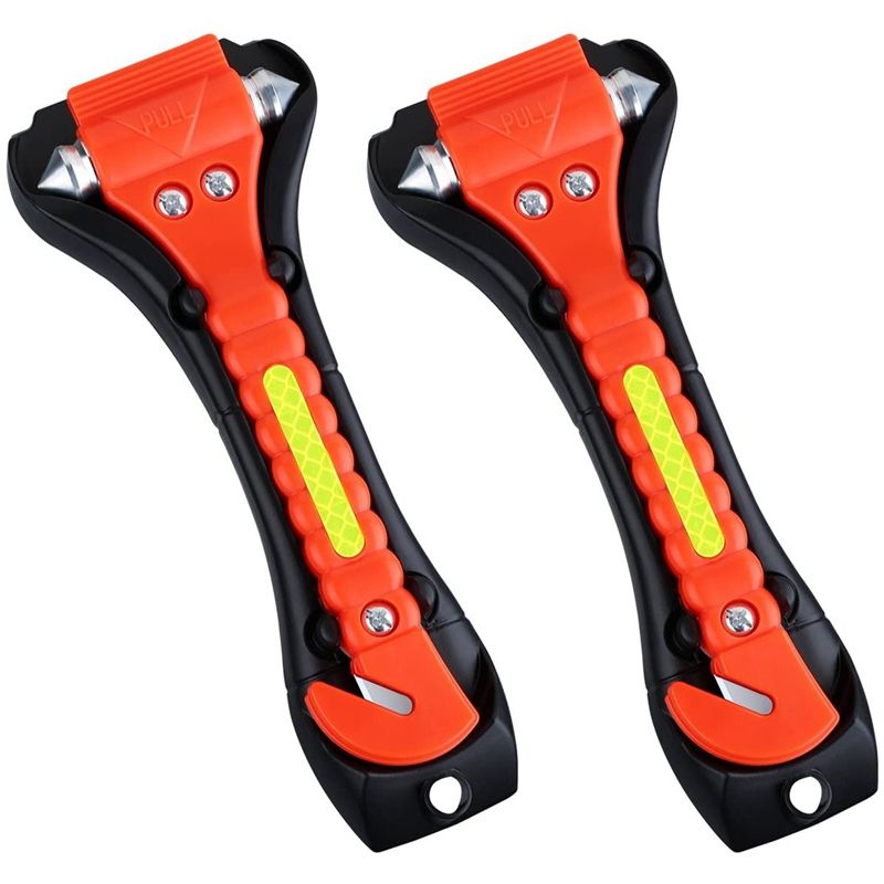 Car Safety Hammer, Window Breaker, Seat Belt Cutter, Life-Saving Kit, Broken Window Hammer, Emergency Hammer