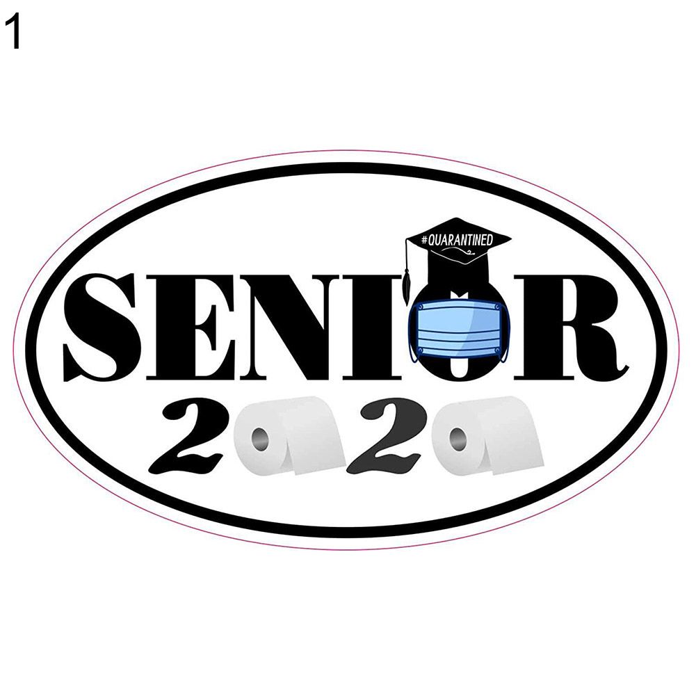 Quarantined Senior 2020 Auto Car Vehicle Body Window Decals Sticker Decoration