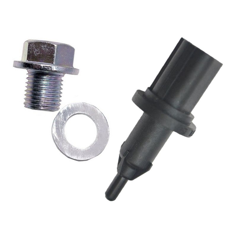 1 Set 90009-R70-A00 Engine Oil Pan Drain Bolt Plug with Washer & 1 Pcs Air Intake Temperature Sensor
