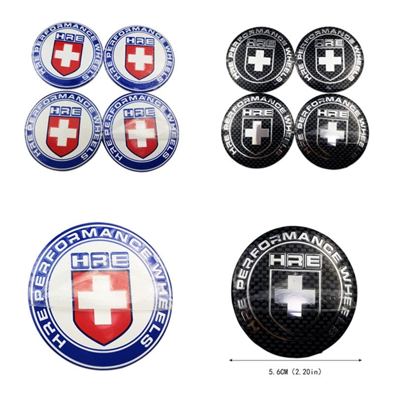 56mm Car Wheel Center Hub Cover Sticker Cap Rim Emblem Decal General for BMW F10 Buick Cadillac Chrysler Chevrolet Cruze Dodge