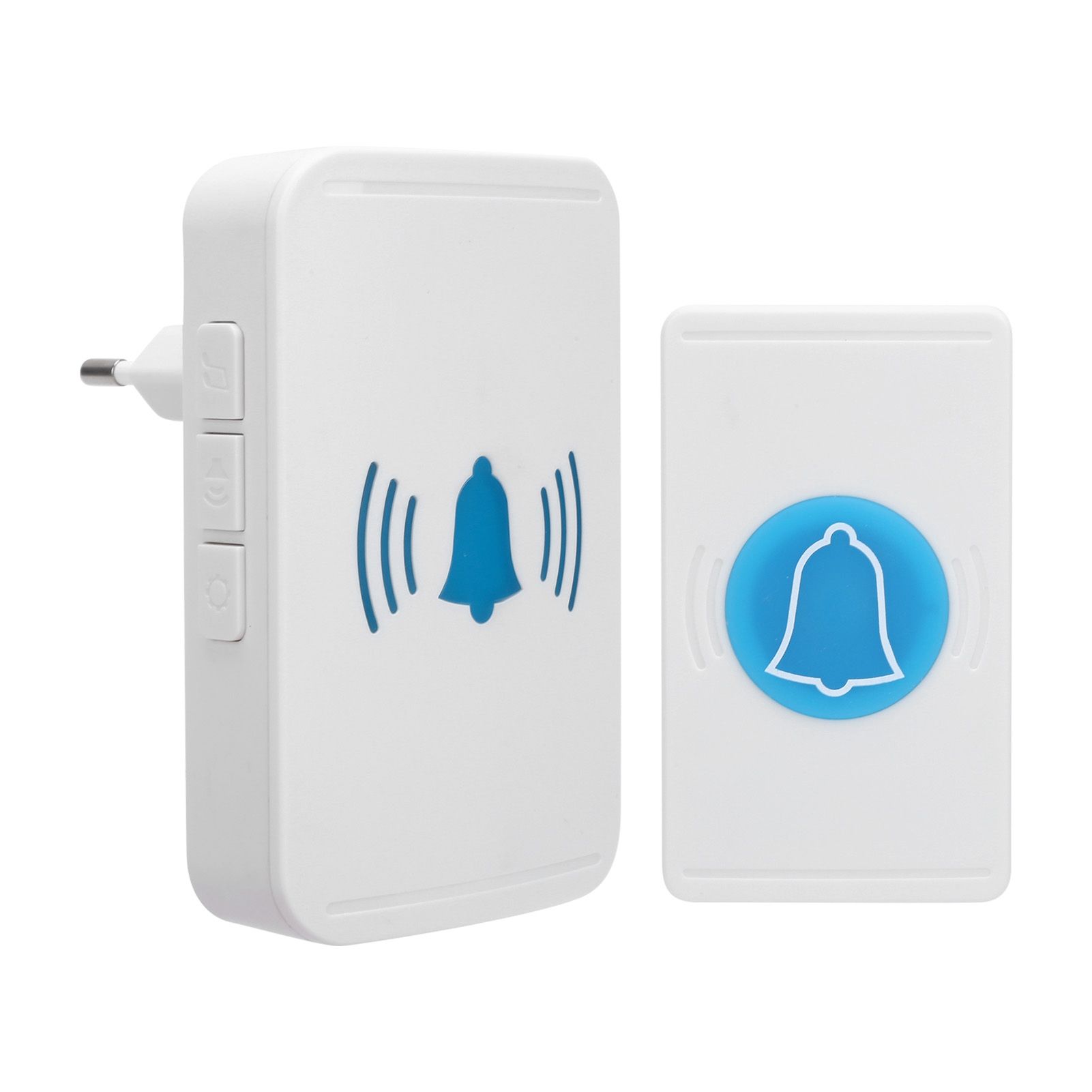 Himeng La Wireless Door Bell Smart WiFi Doorbell Phone Control Ringtone Notification Alarm EU Plug 220V/50Hz