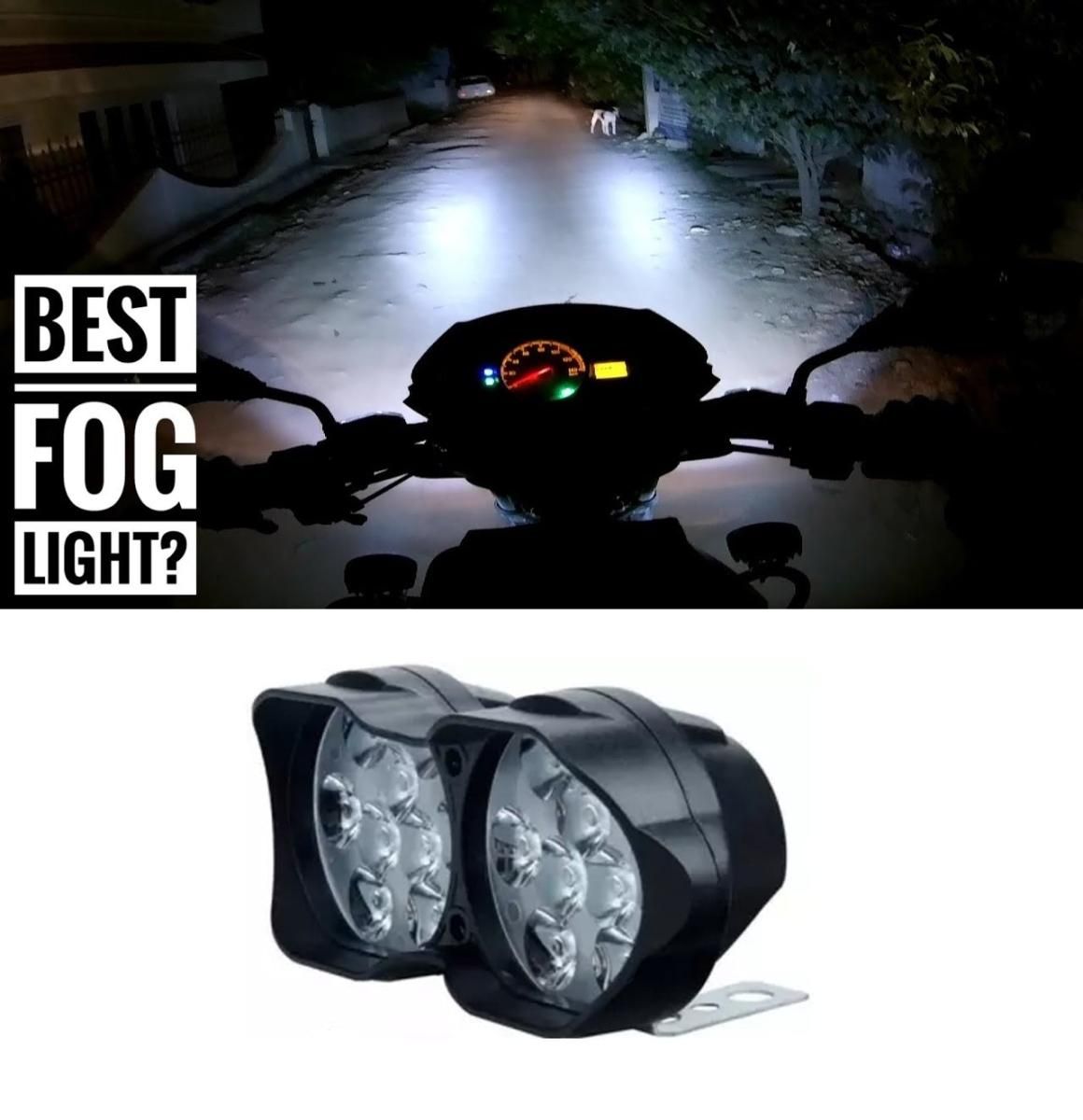 Fog Lamp 12 Bulb-Bike-Cycle Universal For Car - Bike Accessories