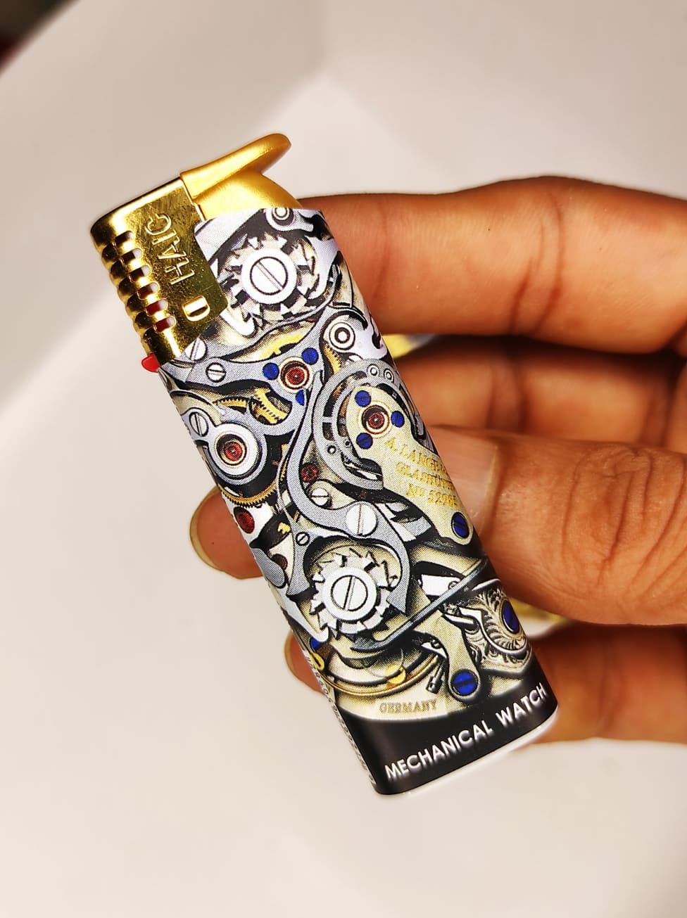 Unique Design Gas Refillable Normal Lighter 1Pcs
