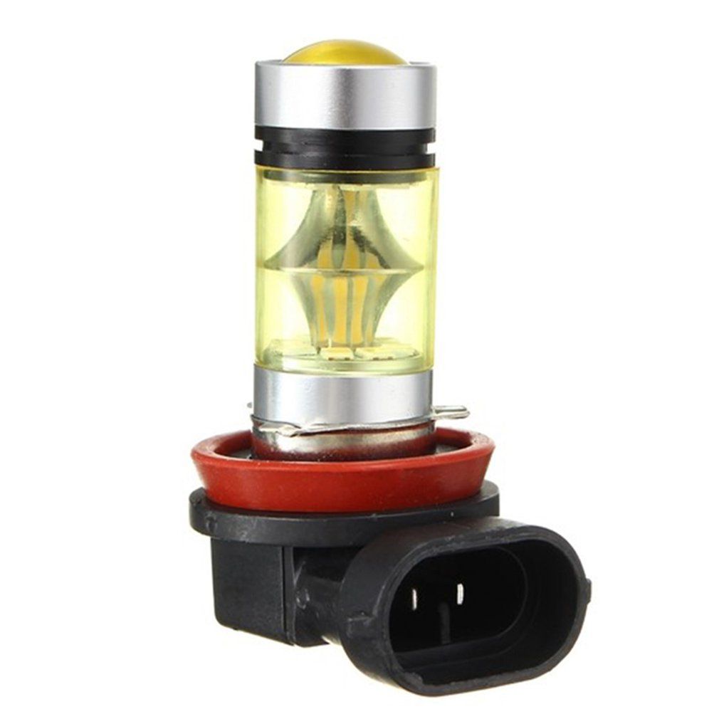 100W Cree Led 1960Lm 6000K Hid Backup Reverse Lights Bulb Car Led Fog Light Black & Silver H8