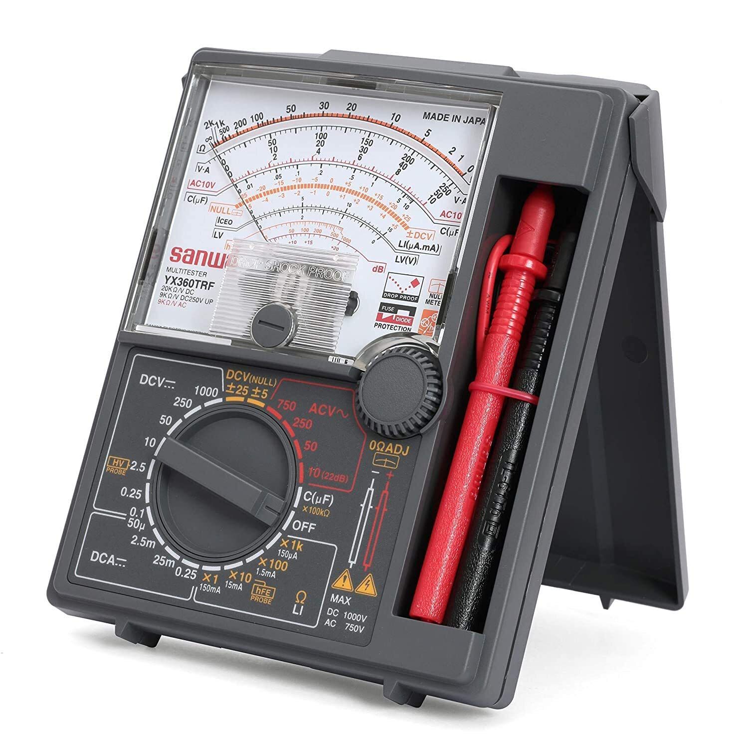 SANWA YX360TRF Analog Multimeter AC DC Voltmeter, YX 360 TRFSB